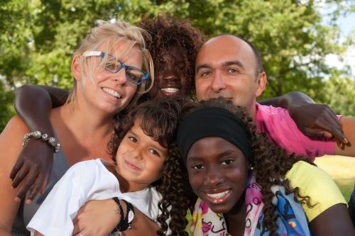 Multi-racial family